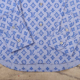 Back view of Louis Vuitton luxury clothing with tailored silhouette