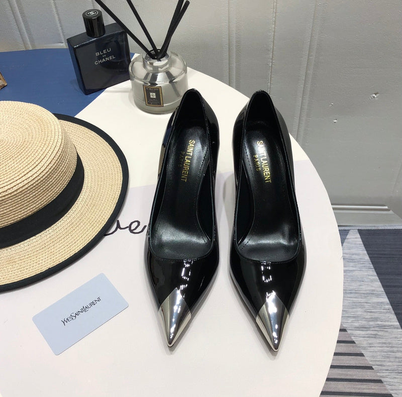 Saint Laurent luxury shoes close-up — premium authentic designer style