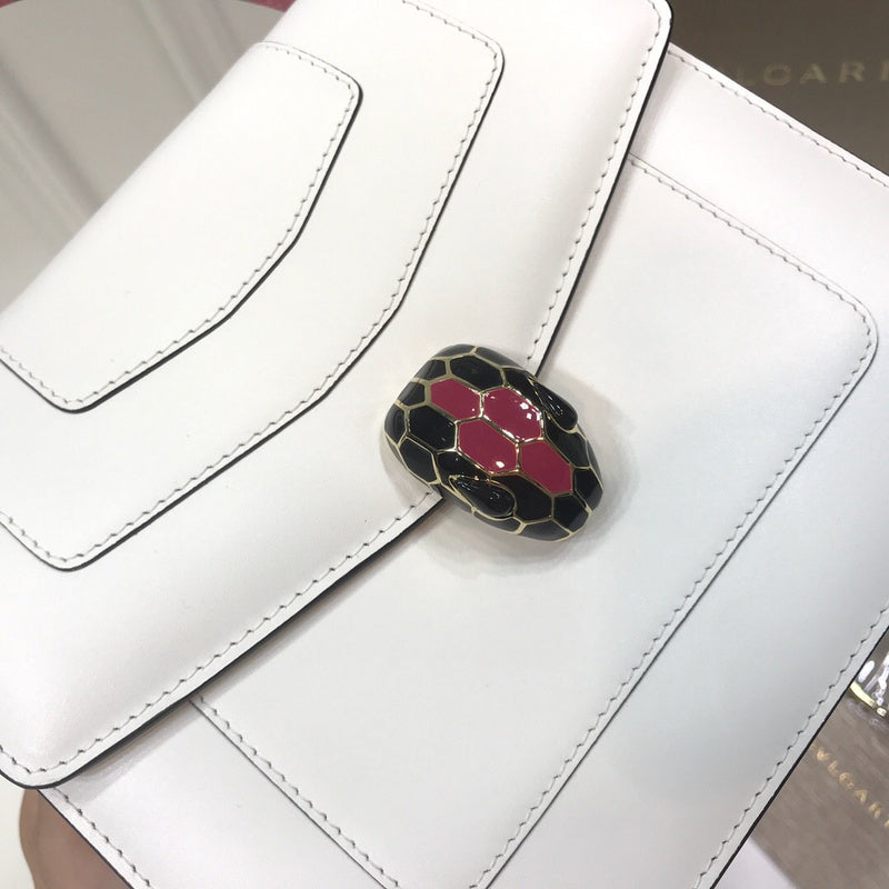 Classic Vegan Leather Handbag - Chic Everyday Appeal | Women's Premium Handbag #1772 - back view (image 4) of designer-inspired handbag