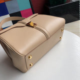 Top view of signature classic women's handbag – women's designer-style accessory