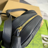 Handle and strap detail of classic sleek women's handbag – women's luxury accessory