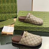Gucci two-tone luxury sneakers view 8 breathable knit upper