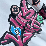 Full styled look of Louis Vuitton cotton t-shirt with relaxed-fit cut