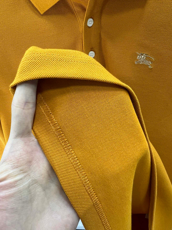 Close-up of Burberry designer clothing craftsmanship