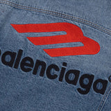 Close-up of Balenciaga designer clothing craftsmanship