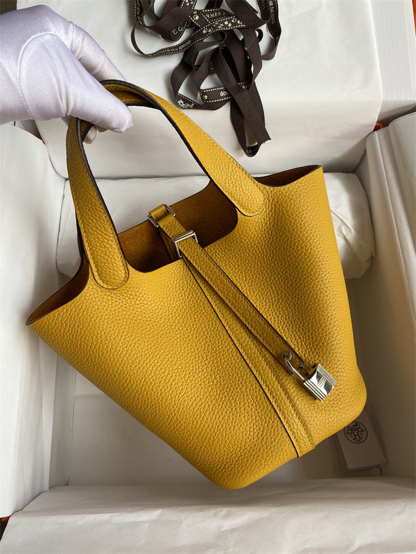 Close-up detail of sophisticated bag design