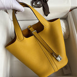 Close-up detail of sophisticated bag design
