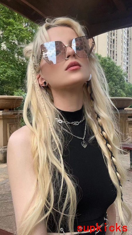 Angled view of Louis Vuitton unisex sunglasses