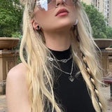 Angled view of Louis Vuitton unisex sunglasses