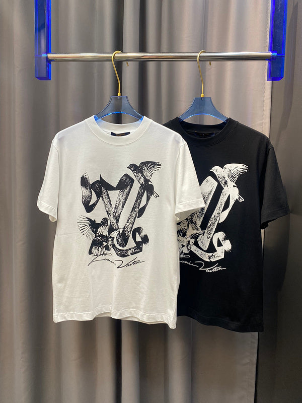 Front view of Louis Vuitton cotton t-shirt with tailored silhouette