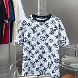 Front view of Louis Vuitton cotton t-shirt with logo-detail design