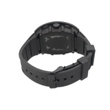 Side view of Ed Hardy men's black watch
