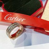 Close-up detail view of Cartier unisex jewelry piece