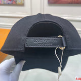 Close-up detail view of Louis Vuitton unisex cap