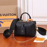 Front view of statement elevated women's handbag – women's designer-style accessory