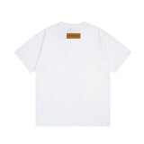 Side profile of Louis Vuitton cotton t-shirt with contemporary cut