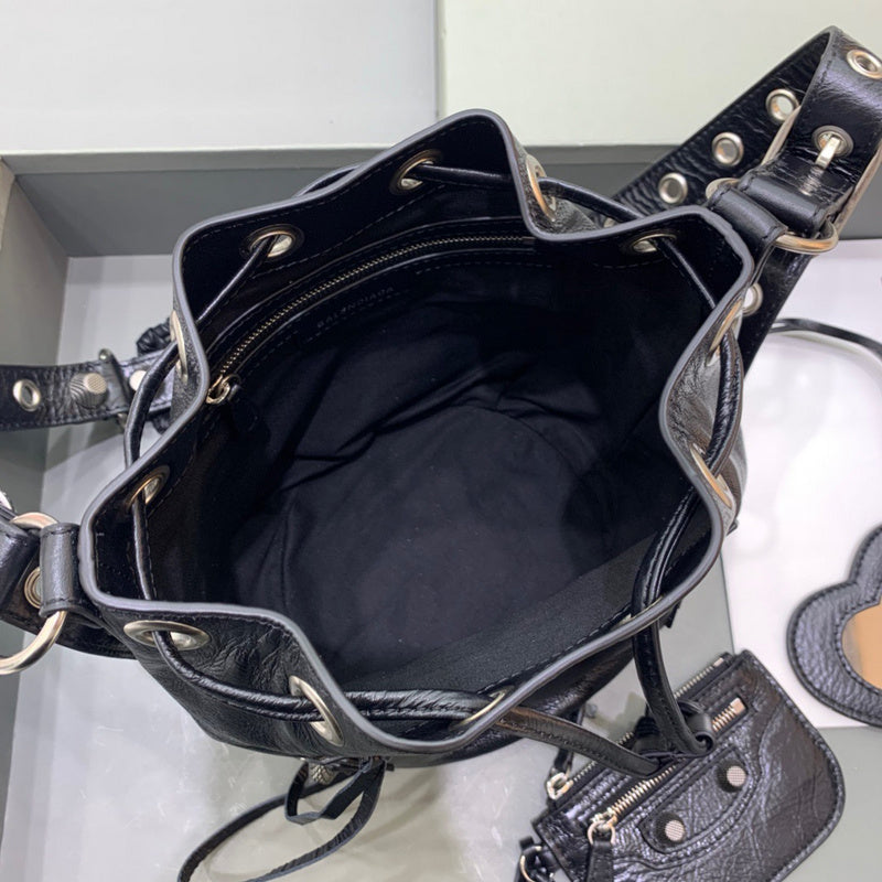 Understated Vegan Leather Handbag - Premium Craftsmanship Detailing | Women's Premium Handbag #308 - alternate angle view (image 8) of designer-inspired handbag
