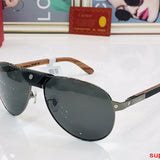 Angled view of Cartier unisex sunglasses