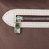 Front view of signature polished women's handbag – women's luxury handbag