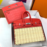 Interior view of structured premium bag