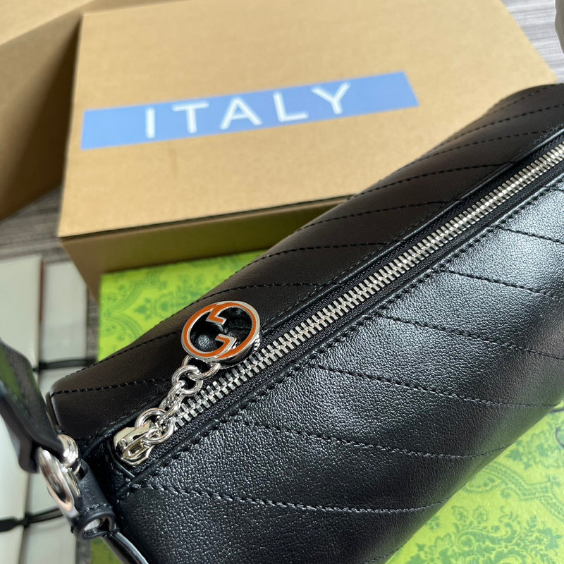 Back view of structured classic women's handbag – women's luxury accessory