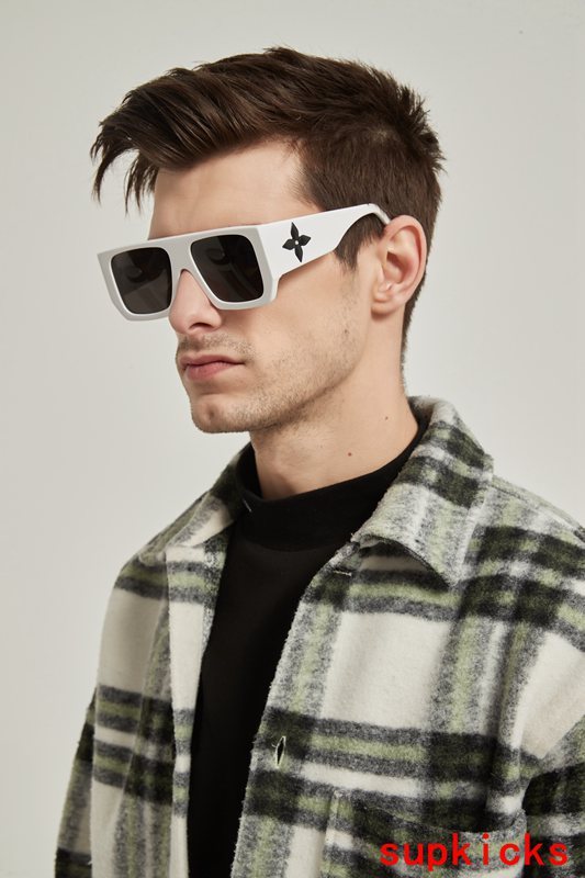 Side view of Louis Vuitton unisex sunglasses