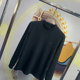 Side profile of Louis Vuitton luxury clothing with monogram-inspired silhouette