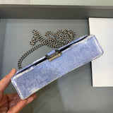 Chic Vegan Leather Handbag - Signature Hardware Accents | Women's Designer-Inspired Purse #442 - hardware and detail close-up (image 5) of designer-inspired handbag