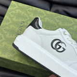Gucci crisp white luxury sneakers view 8 cushioned comfort fit