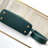 Styled lifestyle shot of structured everyday-luxe women's handbag – women's statement bag