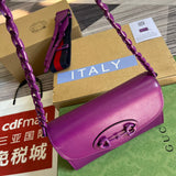 Back view of sleek refined women's handbag – women's statement bag