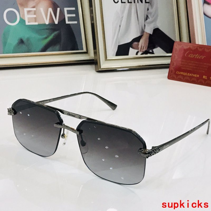 Lifestyle view of Cartier unisex sunglasses