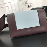 Side profile of signature structured women's handbag – women's everyday handbag