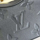 Side profile of statement classic women's handbag – women's premium purse
