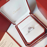 Close-up detail view of Cartier unisex jewelry piece