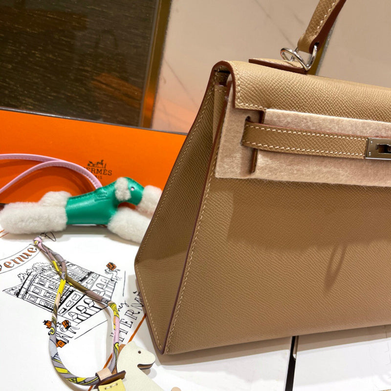 Streamlined bag shown from front angle