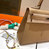 Streamlined bag shown from front angle