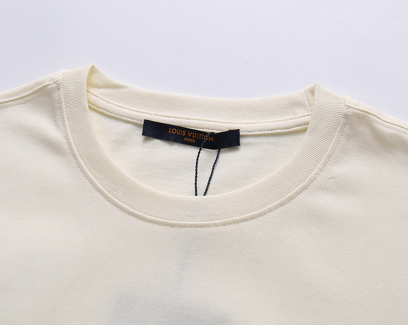 Back view of Louis Vuitton cotton t-shirt with signature branding