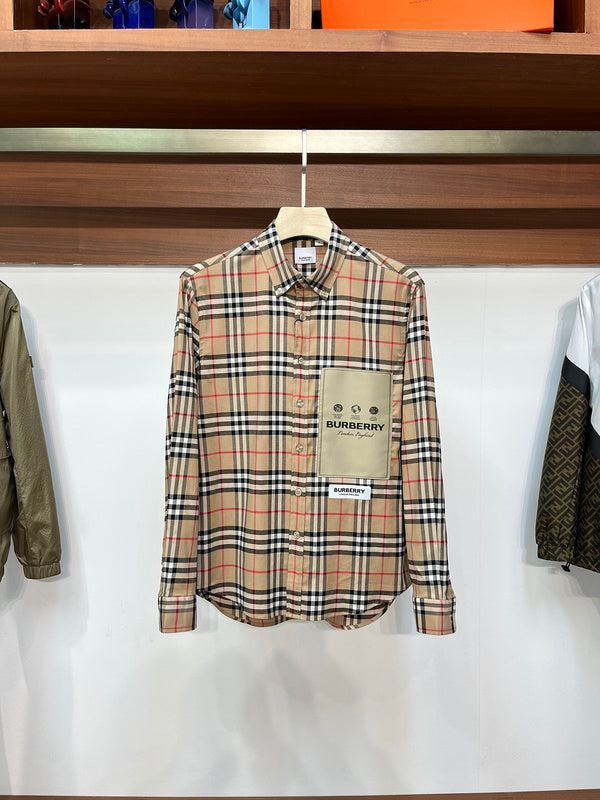 Side profile view of Burberry luxury piece style No.052