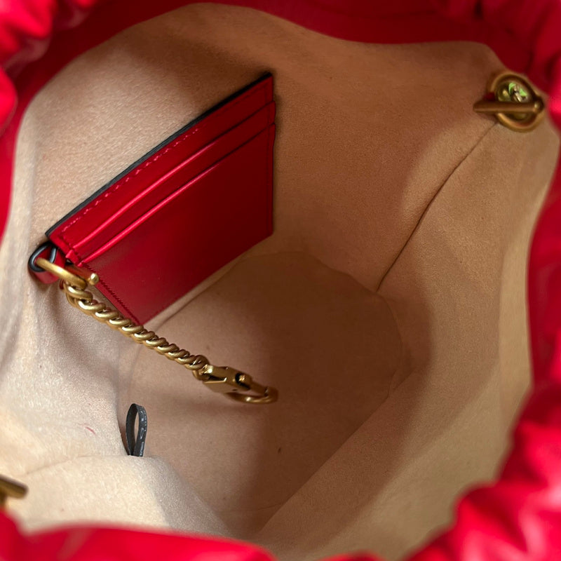 Interior view of modern chic women's handbag – women's statement bag