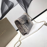 Structured Vegan Leather Handbag - Statement Silhouette | Women's Everyday Carry Handbag #1785 - back view (image 4) of designer-inspired handbag