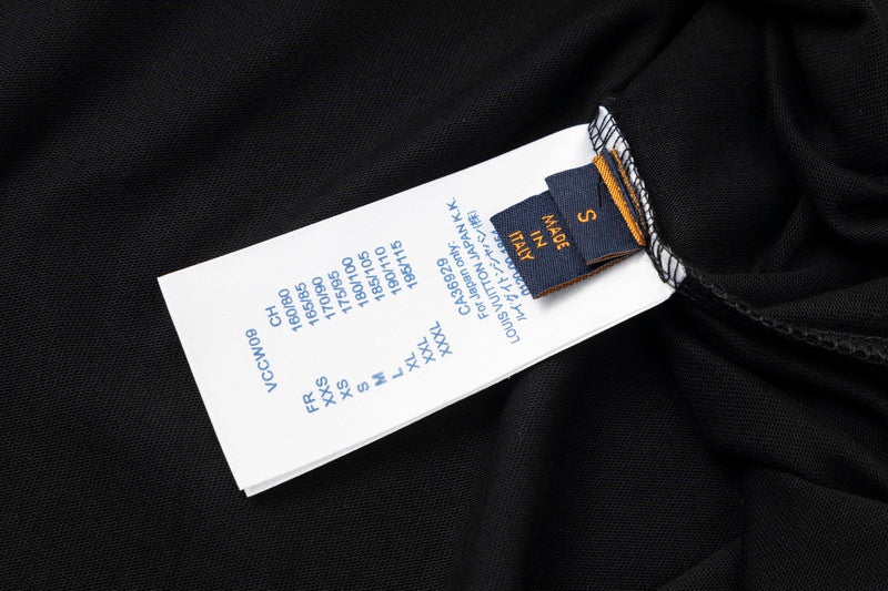 Front view of Louis Vuitton cotton t-shirt with logo-detail design