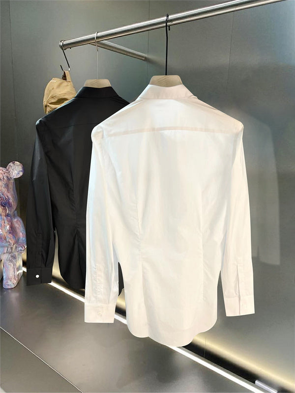 Side profile of Louis Vuitton luxury clothing with tailored silhouette
