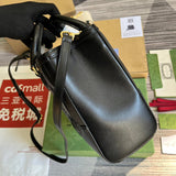Close-up detail of signature polished women's handbag – women's luxury handbag