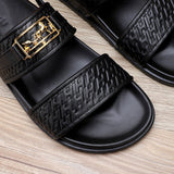 Hermès Red Loafer Flats - Detail Shot of Craftsmanship