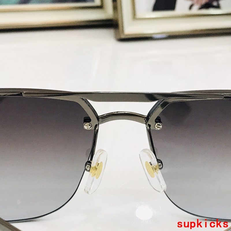Close-up detail view of Cartier unisex sunglasses