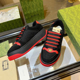 Gucci sneakers detailed view showing premium designer craftsmanship