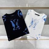 Back view of Louis Vuitton cotton t-shirt with streetwear-inspired cut