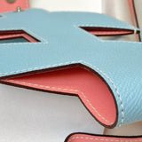 Side view of modern structured handbag
