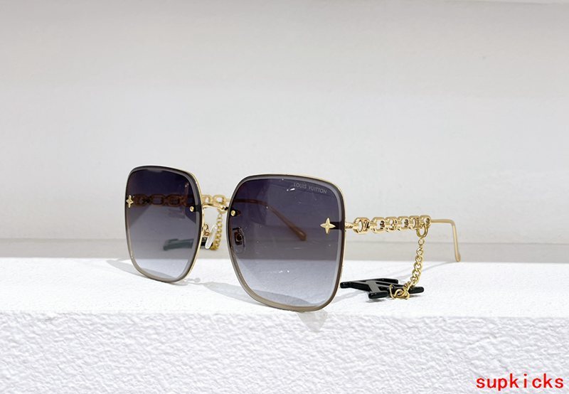 Front view of Louis Vuitton unisex sunglasses